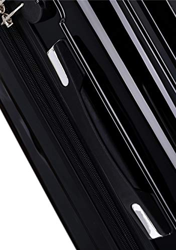 BEIBYE Zwillingsrollen 2048 Hartschale Trolley Koffer Reisekoffer in M-L-XL-Set in 15 Farben (Schwarz, XL) – Bild 6