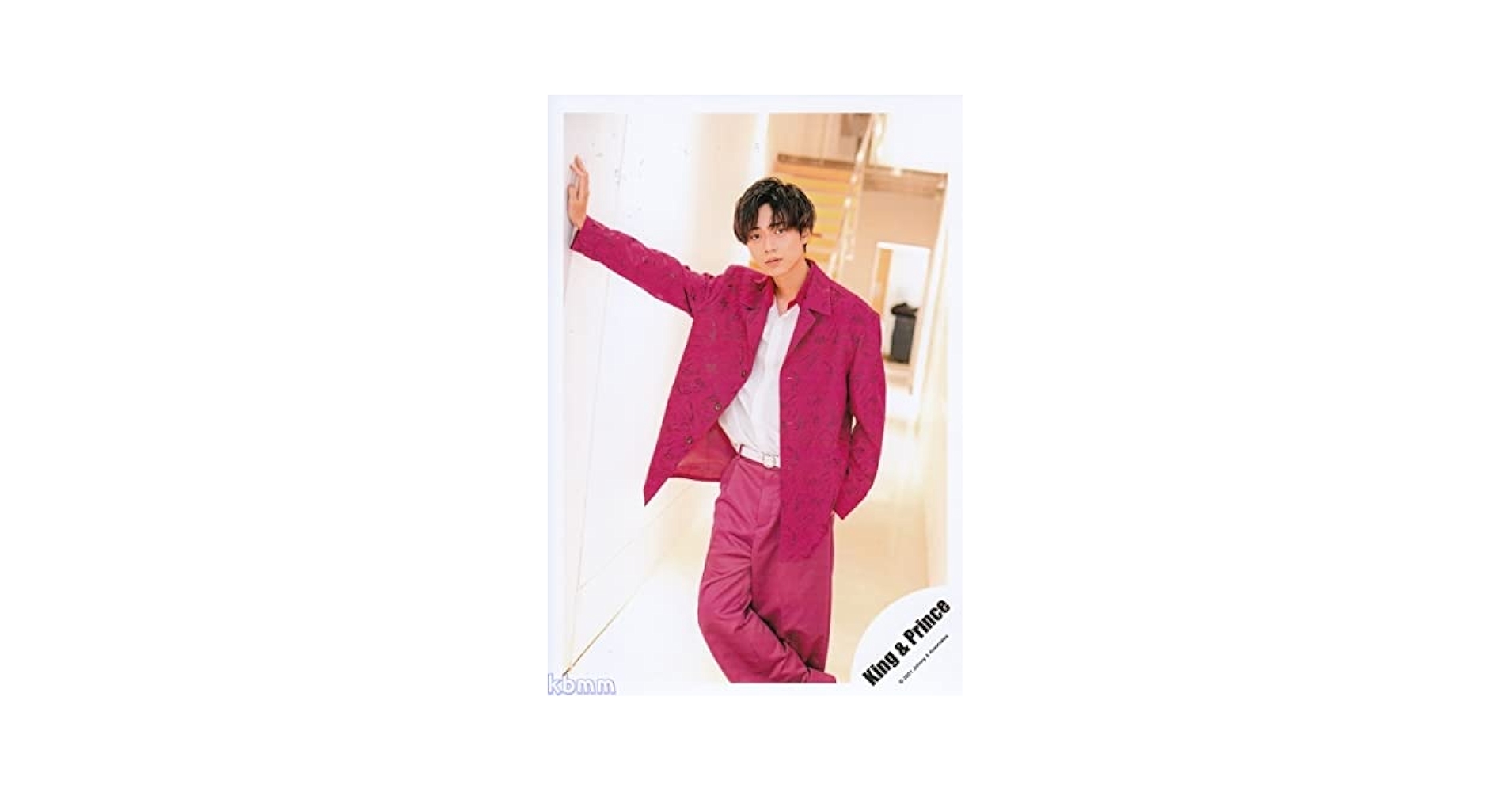 Amazon.co.jp: King & Prince 公式 生 写真 （永瀬廉 ）KP01229