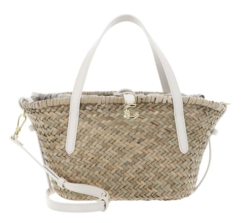 Sac à main Coccinelle C-Me en paille naturelle pour vos journées d'été