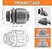 Aonlbra 2-Inch 2Pack Liquid Tight Connector PVC Electrical Conduit Fittings Straight 180 Degree Flexible Conduit Connector for Home Kitchen Bathroom Tube Tool Supplies,UL Listed(2Pcs)