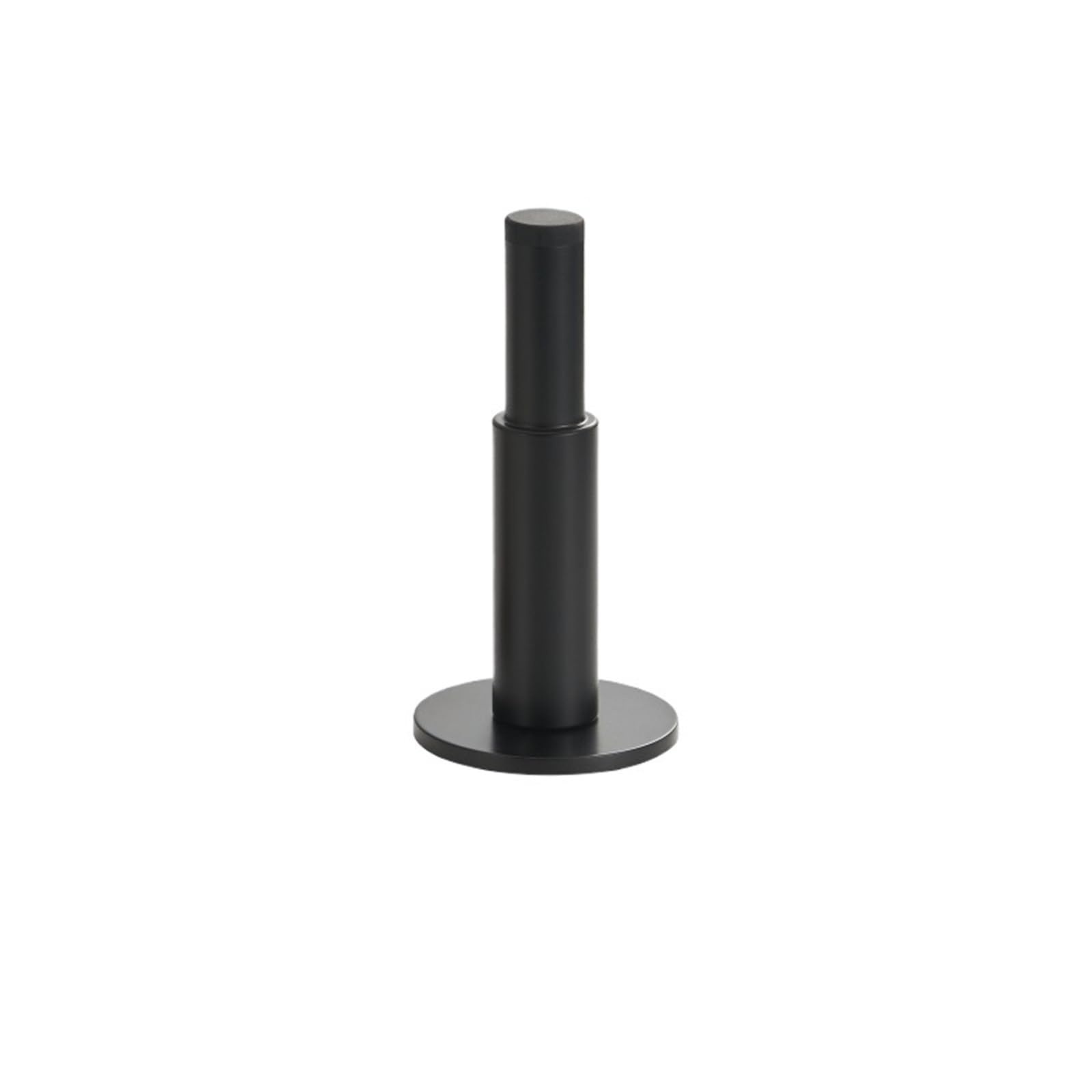 Door Stop Brass Door Plain Stop Bathroom Room Stopper Floor Wall Mountnt Bumper Holder Catch Antique Matt Black Nickel(Color3)