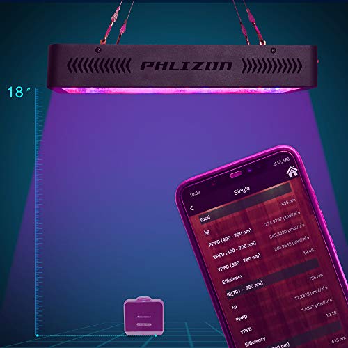 Phlizon Upgraded 600W Led Plant Grow Light With Smd Leds Full Spectrum Plants Light Double Switch Grow Led For Indoor Plants Veg And Flower- 600W (600W) #TOP7