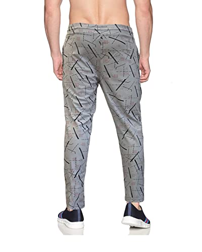 Image of AVOLT Men Slim Fit Lycra Blend Track Pants