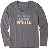 Life is Good Womens Cool Cotton Blend Longsleeve Shirt