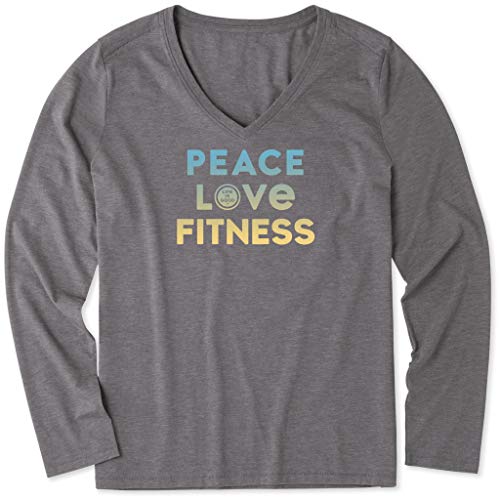 Life is Good Womens Cool Cotton Blend Longsleeve Shirt