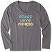 Life is Good Womens Cool Cotton Blend Longsleeve Shirt
