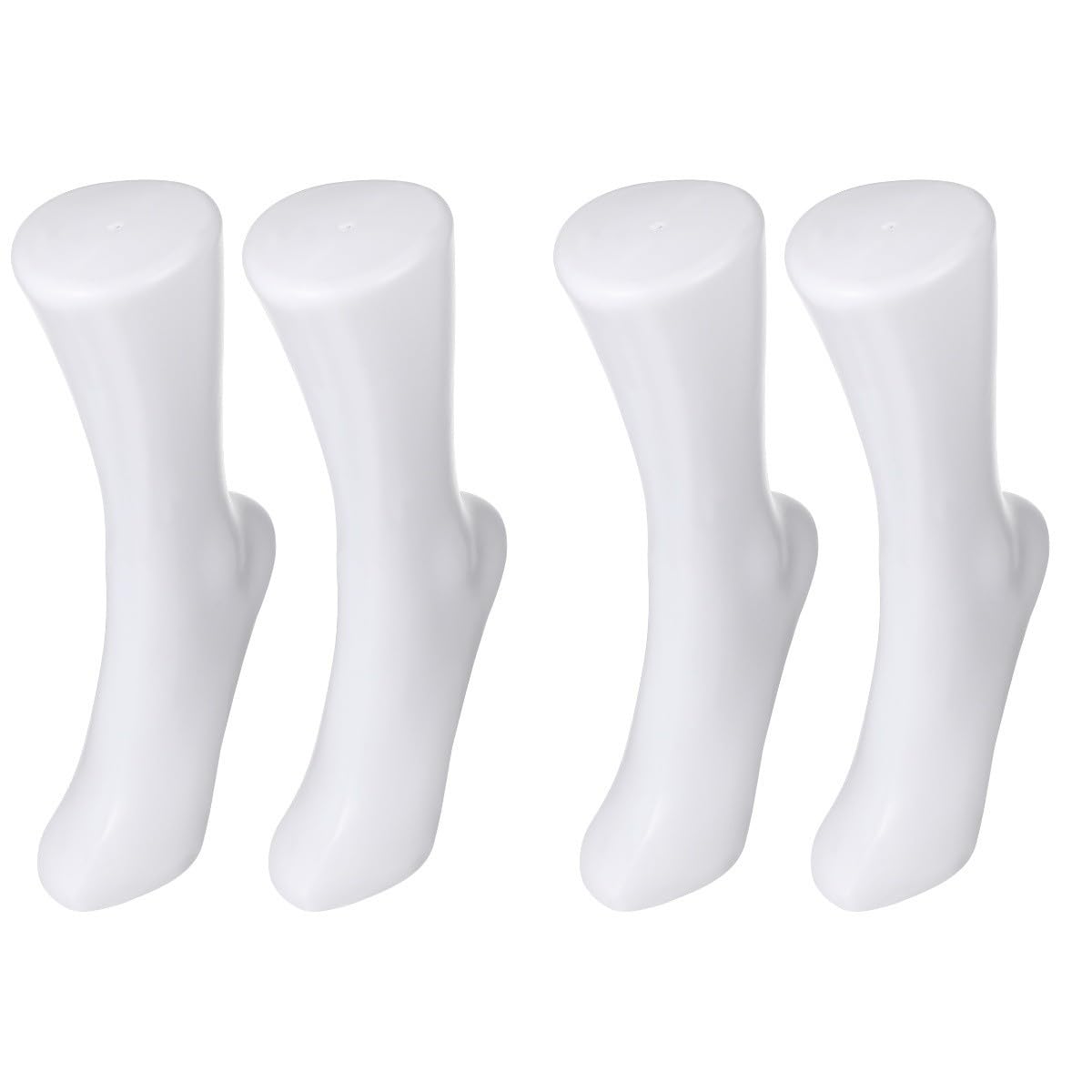 4 Pièces Chaussettes pour Accessoires De Modèle De Jambe Présentoir De Vêtements Vêtements Mannequin Bracelets en Plastique Chaussures Mannequin Chaussette Pied