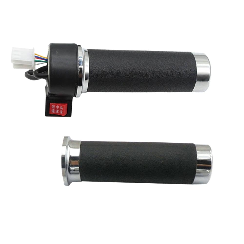 Ensemble de poignées d'accélérateur à Torsion Gauche et Droite compatibles avec Guidon de Scooter électrique 25 mm(Type 2)