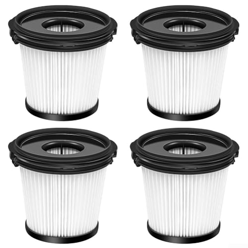 Vacuum Filter Replacement Compatible with Detect Pro IW3611DE IW3611EU IW1611DE IW1611EU BU1120EU Cordless Vacuum Cleaner HEPA Filter Washable Pre Filter Black White 4 Pack