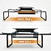 GZQIUYI Boat Seat Swivel Base Mount, Boat Seat Pedestal Mount Clamp with Swivel for Jon, Fishing, Kayak, Bass, Skiff with Bench, Clamp Adjusts from 7 1/2 to 18 inches, 2 Pack