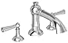 Newport Brass 3-2416 Double Handle Deck Mounted Roman Tub Filler with Tub Spout, Matte White
