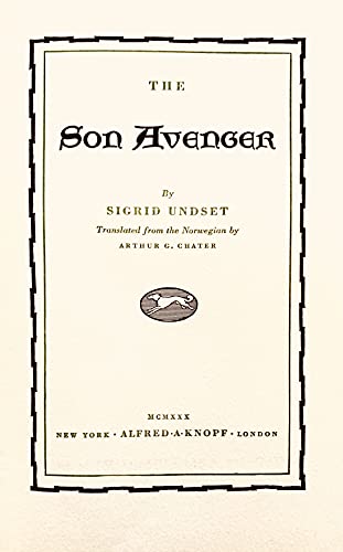 The Son Avenger B000P52U9E Book Cover