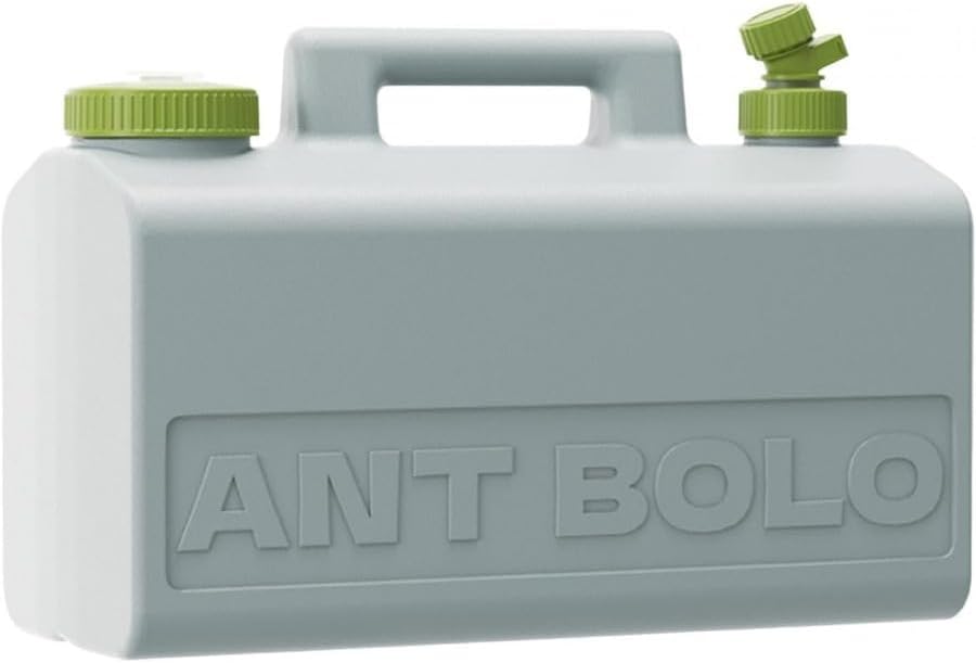 Emuia 貯水タンク 20L 蛇口付き ポリタンク 携帯用 水ジャグ (食品級PE素材) 大容量 防災 キャンプ/BBQ/釣り/車