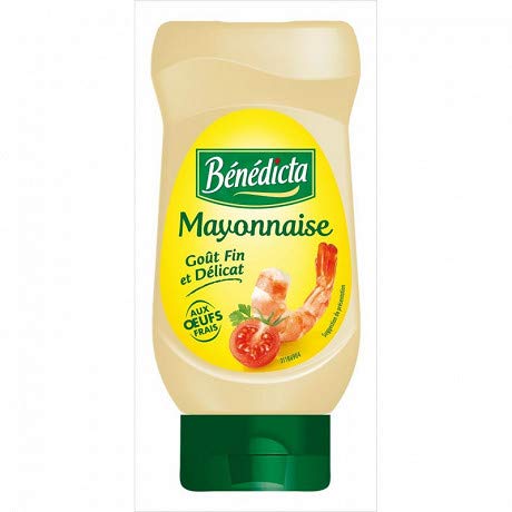 BENEDICTA Mayonesa Nature, suave, 400 g, 4 unidades