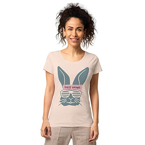 T-shirt bio pour femme exprimez votre joie de vivre en coton doux Party Animal XXL