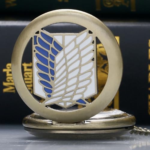 Image of Vintage Quartz Pocket Keychain for Men & Women - Classic Retro Antique Style Anime Marvel Super Hero Timepiece, Decorative Accessory for Bags and Backpacks.