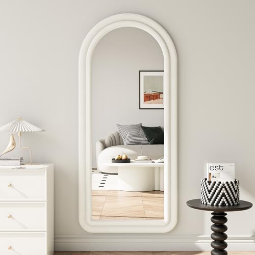 Image of Koonmi 56 inchx24 inch Arched Full Length Mirror, Floor Mirror with Stand
