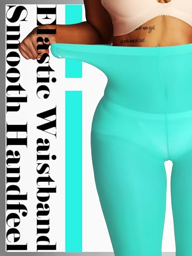 Image of HONENNA Semi Opaque Silky Women Pantyhose Tights, 20+ Colors Invisibly Toe Reinforced 60 Den Size A-E