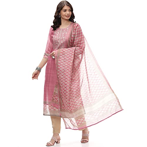 Image of BIBA WOMEN FABRIC(RTS SO SSQ5 PINK FREE)