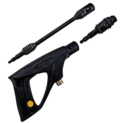Image of HPD Shakti Car Washer Spray Gun | Japanese Technology Gun With Extension Road |Suitable For Maximum Car Washers | Water Flow Type Adjust Nozzle | Strong GUN (Gun Only)