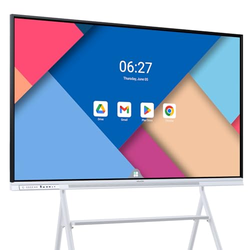 NEWORK 75 Inch 4K Smart Board - Google EDLA-Certified Interactive Whiteboard, Android 14, 50-Point...