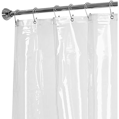 Maytex Heavyweight Premium Shower Liner with Metal Grommets Cover