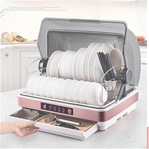 Table Top Dishwasher,Intelligent Automatic Mini Dishwasher Household,Compact and Small Design,for Home Use - Efficient Table Cleaning Cabinet for Spotless Dishes 42L