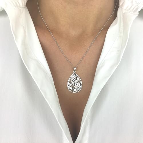 Collier en forme de goutte d'eau rétro chic pour illuminer vos tenues