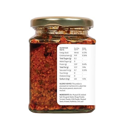 Image of Homemade Love Rajasthani Ker Pickle in Mustard Oil (250g) | Traditional Indian Pickle crafted with Sun dried Ker berries, cold pressed mustard oil, Hing, Fennel and Red Chilli | No Artificial Preservatives | Spicy & Tangy homemade Achar