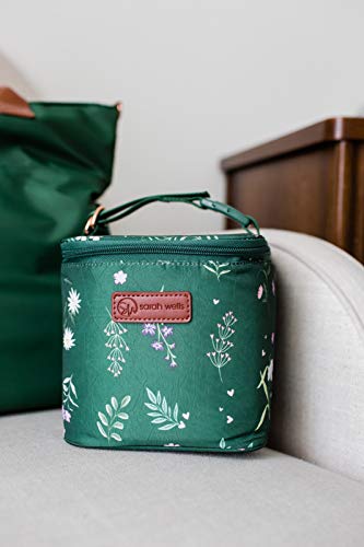 Sarah Wells Cold Gold Breastmilk Cooler with Ice Pack (Olive You)