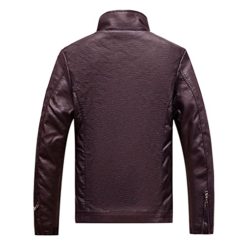 Chaqueta de Cuero Sintético para Hombre Talla 4X-Large miniatura 2