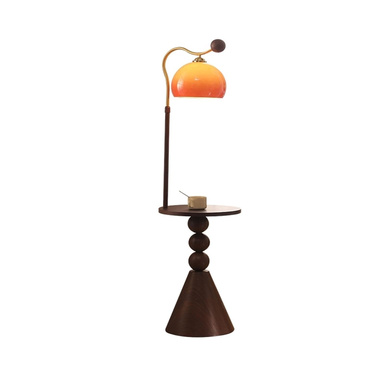 Yhxflux One Color Lighting Floor Lamp With End Table With Wireless Charging Station