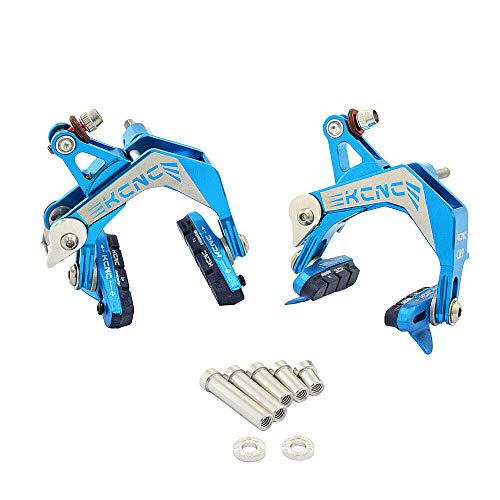 KCNC CB9 Road Caliper Brake Set (Front and Rear) Designed for Road Bike Wide Wheel Rim Blue, SK2145