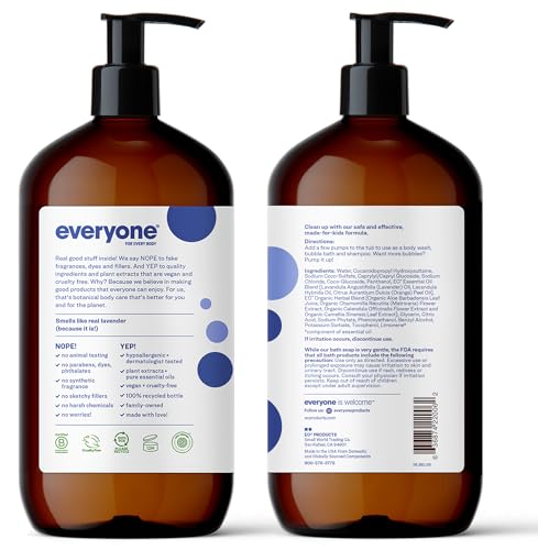 image for everyone for every body Everyone 3-in-1 Kids Soap, Body Wash, Bubble B