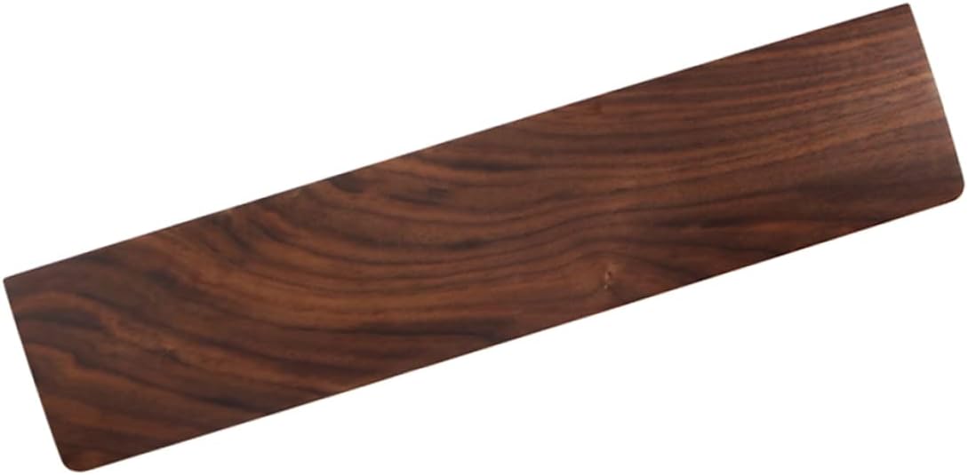 Veemoon Ergonomic Walnut Hand Rest for Gaming Keyboard Wrist Support Pad for Laptop Wrist Rest Pad Computer Accessory