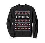 Marvel Licensed Product Noël Deadpool Christmas Faces Sweatshirt