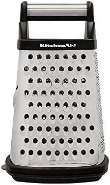 KitchenAid Cheese Grater with Container and Lid, 4-Sided