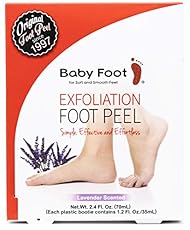 Image of Foot Peel Mask Baby Foot. Brand catalog list of Baby Foot. Scored with a 3.0 over 5.