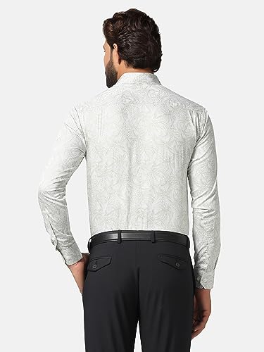 Image of TAHVO Men's Regular Fit Long Sleeves Cotton Formal Shirt