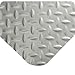 Wearwell 414.1516x4x6GY Diamond-Plate SpongeCote UltraSoft Mat, 6