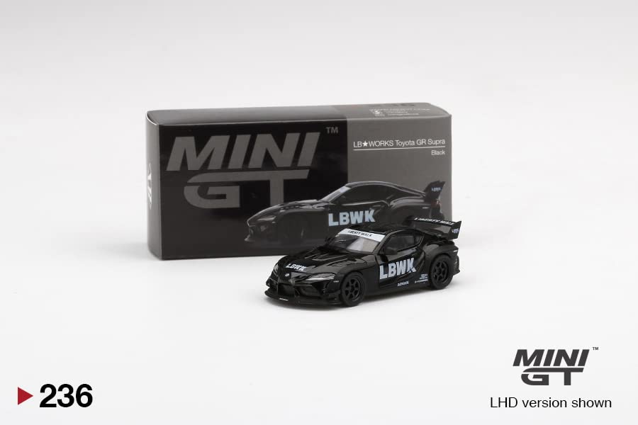 Amazon | MINI GT 1/64 ミニカー GR スープラ LB WORKS ブラック 中国 