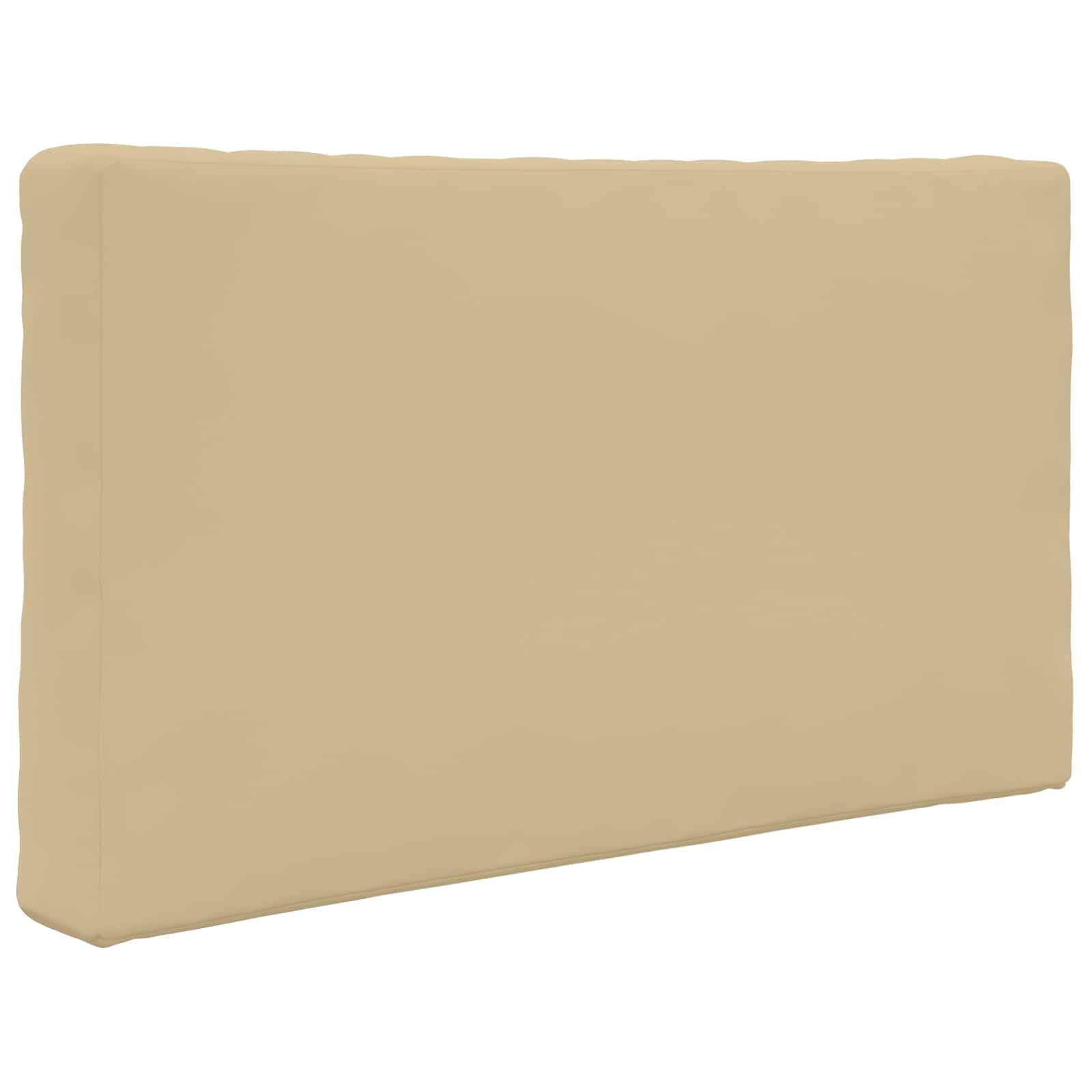 vidaXL Cuscino per Divano da Esterno 2 PCS Beige Poliestere Antifading
