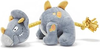 BARK Herbert The Herbivore Plush Dog Toy, Large
