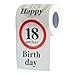 Price comparison product image GOODS+GADGETS Funny Birthday Toilet Paper Toilet Paper Birthday Decoration Gift Item (18th birthday)