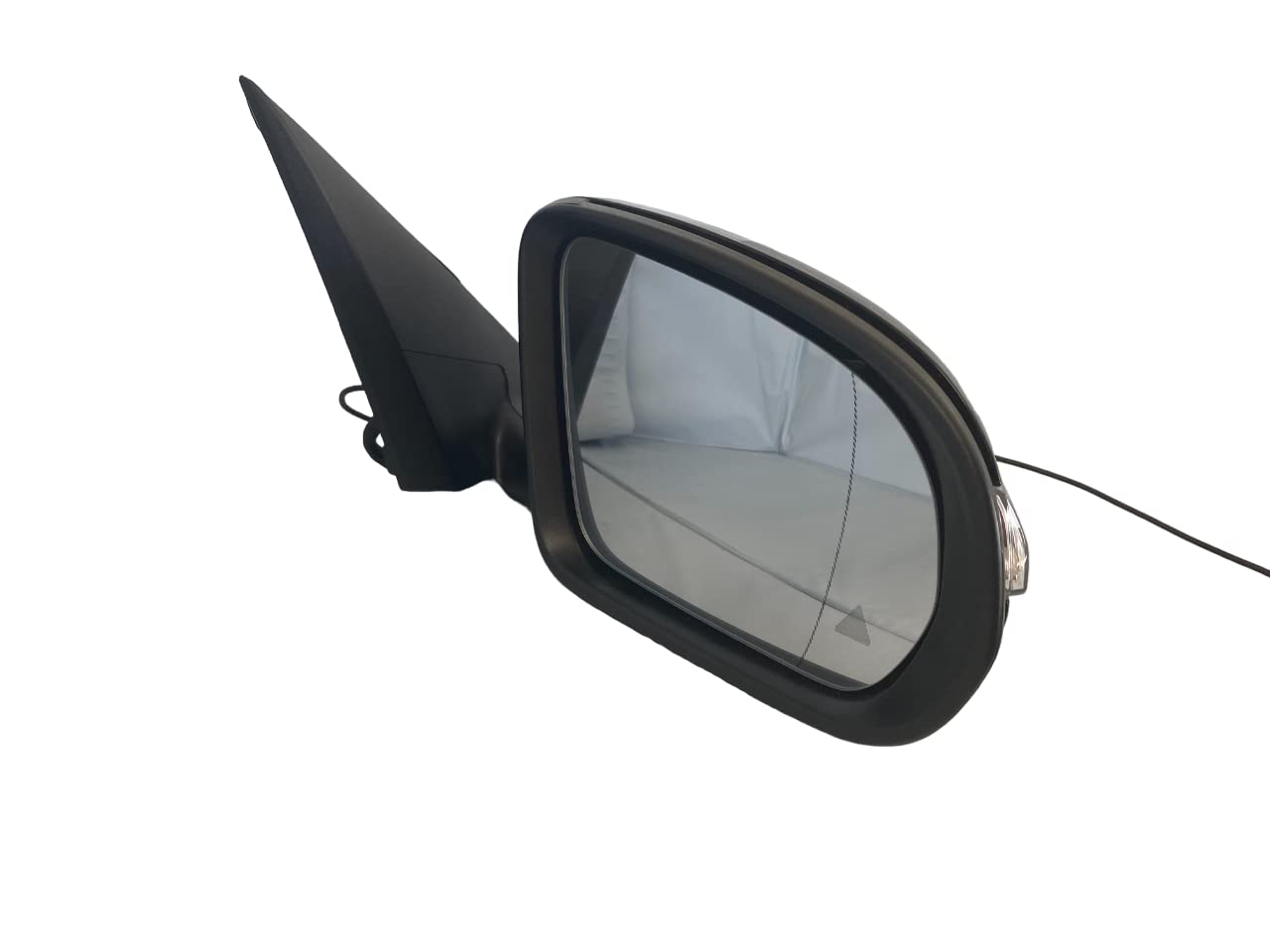 Espejos Exteriores Blancos Para Lado Izquierdo Del Conductor Mercedes-Benz C250 C300 C350 C63 2015-2021 Punto Ciego, Luz De Señal En La Carcasa, Plegado Eléctrico, Vidrio Eléctrico, Calentado, Con