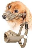 ETLIFE 犬 口輪 小型犬 【獣医師監修 優しく包む口輪】 メッシュ生地 噛みつき防止 犬用口輪 犬用マズル 犬の口輪 犬のマズル マズル マズルガード マズルカバー (XSサイズ)