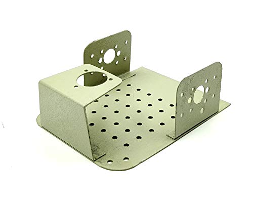 Image of INVENTO 2 Wheel Car Kit Metal Chassis 130x105x45mm + 1000 RPM DC Motor + 75x13 mm Wheel Robot Smart Car DIY