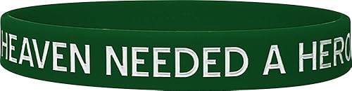 Miniatura 8 de Fight Like a Girl Heaven Needed a Hero God Picked Mine - Pulsera de silicona (10 unidades)