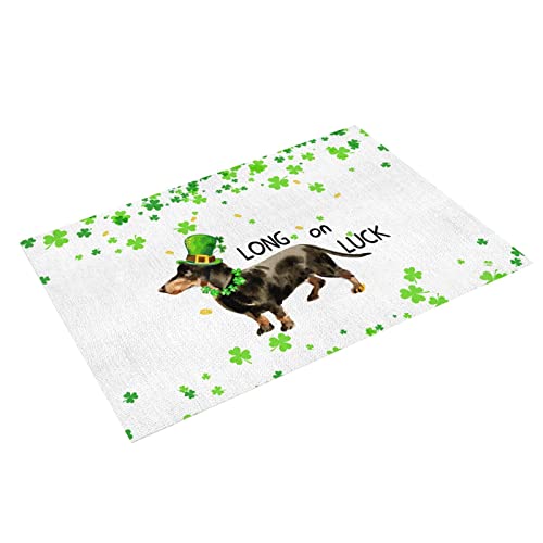 Camino de mesa, decoración de mesa irlandesa de primavera lavable para decoración del hogar, fiesta, interior y exterior