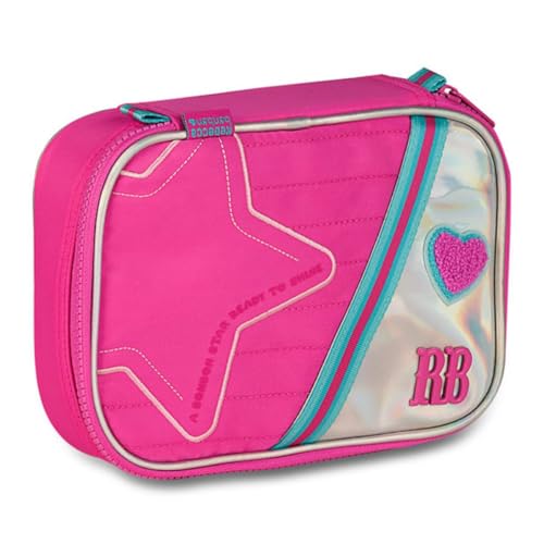 Estojo Box Rebecca Bonbon Holográfico Organizador Espaçoso Produto Oficial RB (Rosa)